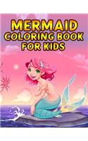 Mermaid Coloring Book For Kids