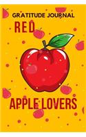 Gratitude Journal for Red Apple Lovers
