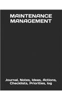 Maintenance Management
