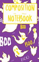 Boo Composition Notebook 8 x 10 100 pages