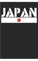 Notebook: Japan Gift Dot Grid 6x9 120 Pages