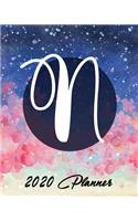 2020 Planner: and Calendar - Initial N - Business, Professional and Personal Diary with Monogram - Keep All Appointments In One Place - Plenty Of Space For Each D