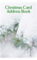Christmas Card Address Book