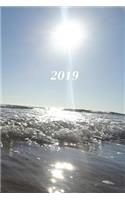 2019: Calendar/Planner/Appointment Book: 1 week on 2 pages, Format 6" x 9" (15.24 x 22.86 cm), Cover Sea(3 Calendar/Planner/Appointment Book)