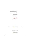 On Epistemology and Ontology
