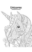 Unicorns Coloring Book for Grown-Ups 1: (1 Unicorns)