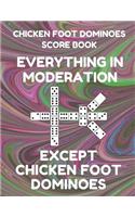 Chicken Foot Dominoes Score Book