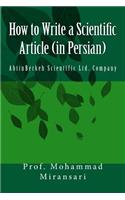 How to Write a Scientific Article (in Persian)