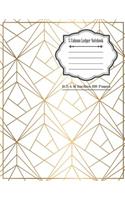 5 Column Ledger Notebook