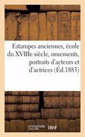 Estampes Anciennes, École Du Xviiie Siècle En Noir Et En Couleur, Ornements