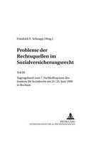 Probleme Der Rechtsquellen Im Sozialversicherungsrecht- Teil III