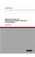Abrechnungsverhalten in deutschen Krankenhäusern. Eine Empirische Analyse
