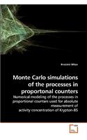 Monte Carlo simulations of the processes in proportonal counters