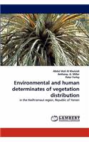 Environmental and Human Determinates of Vegetation Distribution