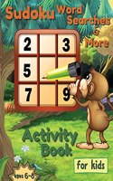 Sudoku Word Searches and More, Activity Book for Kids Ages 6-8