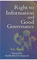 Right To Information And Good Governance