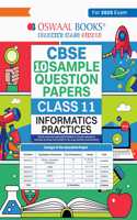 Oswaal Cbse Sample Question Papers Class 11 Informatics Practices Book (For 2025 Exam)