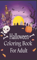 Halloween Coloring Book for Adult