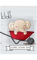 Elephant Coloring Book: Elephant Gifts for Kids 4-8, Boys, Girls or Adult Relaxation - Stress Relief Elephant lover Coloring Book Made in USA