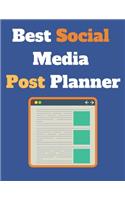 Best Social Media Post Planner