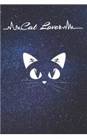Cat Lovers Notebook Blank Line Cats Journal Lined with Lines 6x9 120 Pages