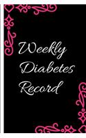Weekly Diabetes Record