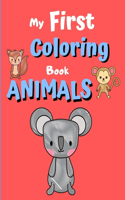 My First Coloring Book Animals