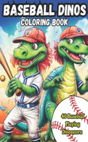 Baseball Dinos Coloring Book