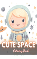 Cute Space Coloring Book for Kids