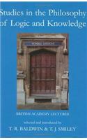 Studies in the Philosophy of Logic and Knowledge