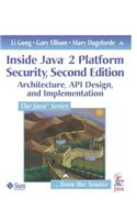 Inside Java 2 Platform Security: Architecture, Api Design, and Implementation