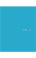 Sketchbook: Large Blue Design Drawing Book