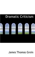 Dramatic Criticism