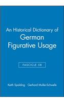 An Historical Dictionary of German Figurative Usage, Fascicle 58