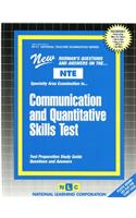 Communication and Quantitative Skills Test: Volume 71