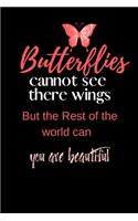 Butterflies Cannot see there wings but the rest of the World Can You are beautiful