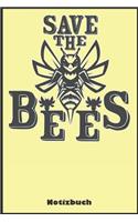 Save the bees Notizbuch