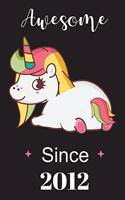 Baby Unicorn Awesome Since 2012