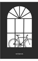 Notebook: Bicycle notebook Gift for cyclists, bike, Fixie Bike, mountain bike and racing bike fans, children, teenagers, women and men