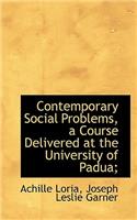 Contemporary Social Problems, a Course Delivered at the University of Padua;