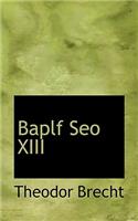 Baplf Seo XIII: (German)