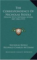 The Correspondence of Nicholas Biddle