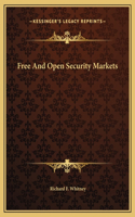 Free And Open Security Markets