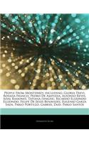 Articles on People from Monterrey, Including: Gloria Trevi, Rosana Franco, Pedro de Ampudia, Alfonso Reyes, Adal Ramones, Tatiana (Singer), Ricardo Elizondo Elizondo, Felipe de Jes 's Benavides,