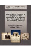 Milton A. Floyd, Petitioner, V. Ring Construction Corporation. U.S. Supreme Court Transcript of Record with Supporting Pleadings