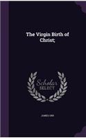 Virgin Birth of Christ;