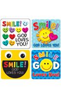 Smile, God Loves You! Sticker Pack