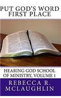 Put God's Word First Place