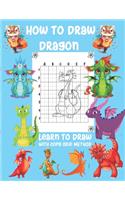 How To Draw Dragon Learn To Draw With Copy Grid Method