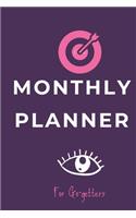 Monthly Planner For Go-Getters